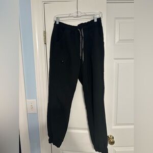 Jaanuu Women's Black Jogger Scrub pants